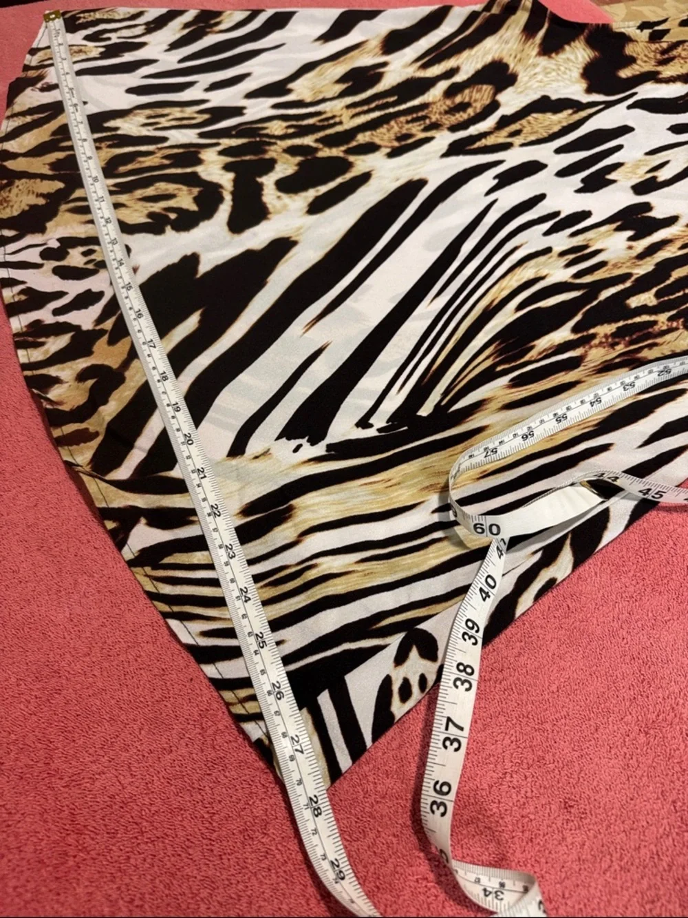 Milano Sleeveless Animal-Print Button-Front Top - Black & Cream & Brown - Picture 6 of 8